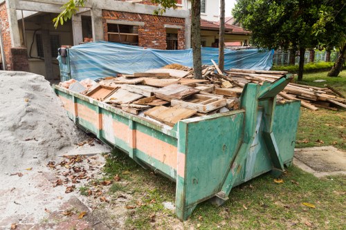 Street recycling bins and commercial waste collection in Earls Court